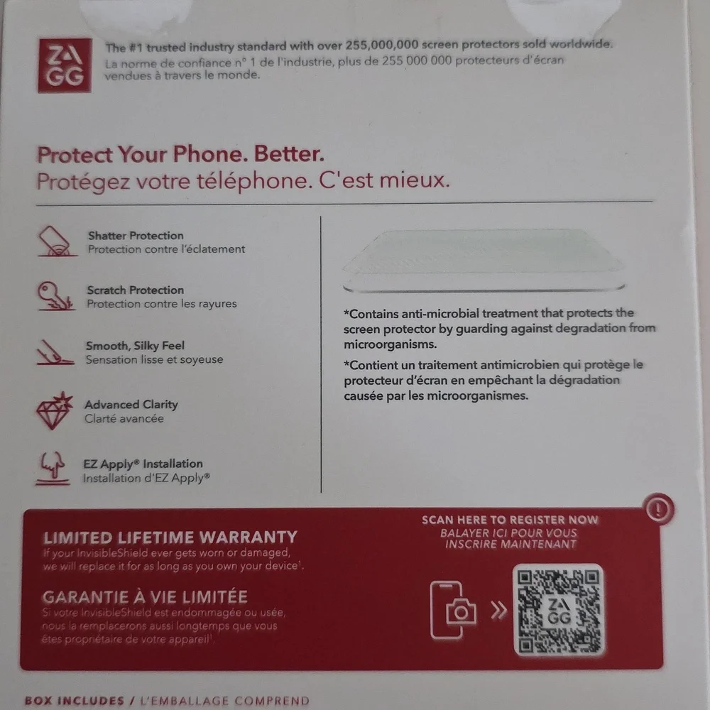 ZAGG Invisible Shield Screen Protector Samsung Galaxy S23+ 5G Compatible